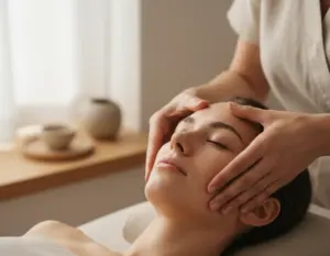 Sculpturální facelift: masáž obličeje pro přirozený lifting